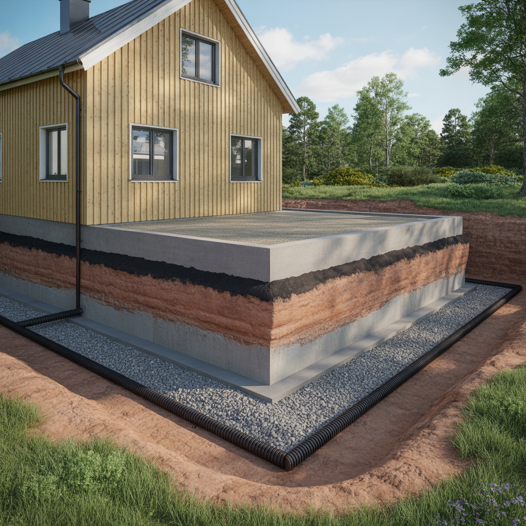 2.Vilka jordtyper kraver extra dranering vid husbygge