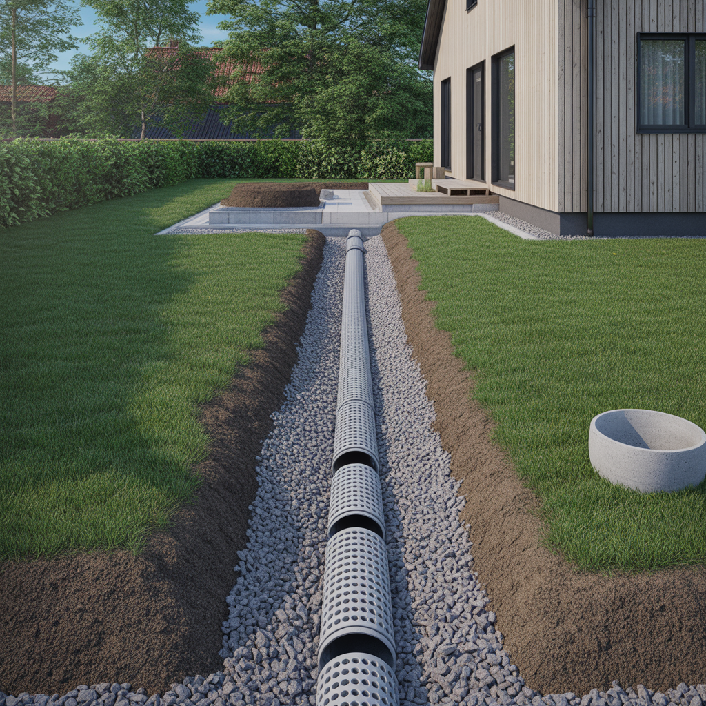 4.Sa sakerstaller du en effektiv avrinning vid markforandringar